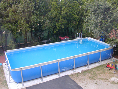 Piscina e giardino B&B Le Rondini